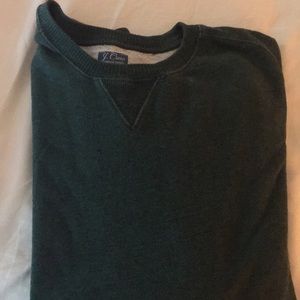 J Crew vintage fleece Green XL